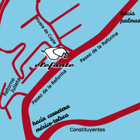 Mapa Elefante